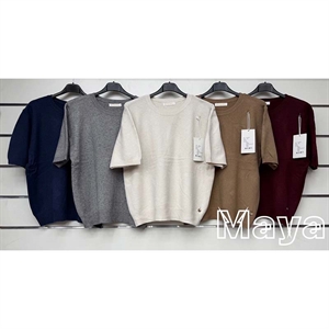 Sweter damski z krótkim rękawem