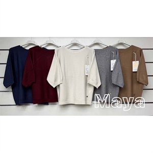 Sweter damski okrągły