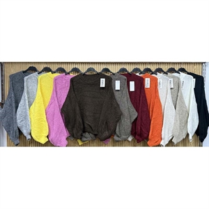 Sweter damski okrągły