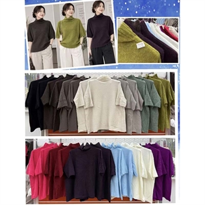 Sweter damski z krótkim rękawem