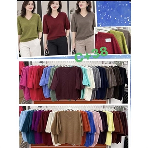 Sweter damski z krótkim rękawem