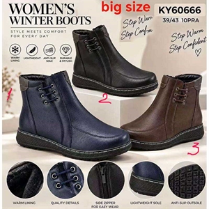 Botki ocieplane Big Size  39-43