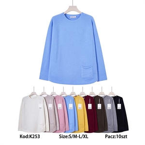 Sweter damski okrągły  S/M-L/XL