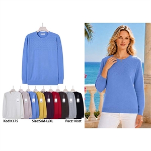 Sweter damski okrągły  S/M-L/XL