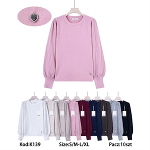 Sweter damski okrągły  S/M-L/XL