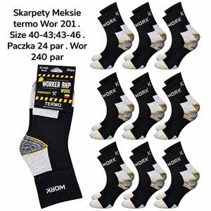 Skarpetki męskie Thermo  40-43/43-46