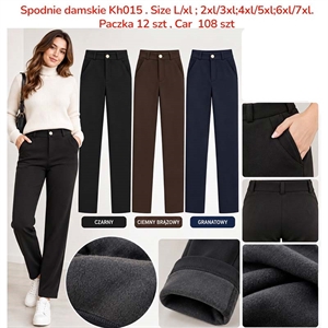 Spodnie damskie ocieplane  L/XL-6XL/7XL