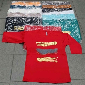 Bluzka damska z 3/4 rękawem produkt Turecki  M-XL