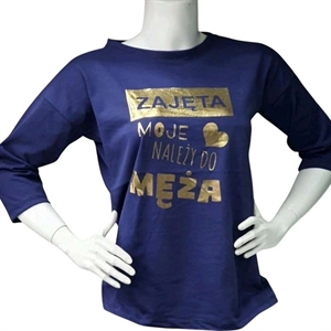 Bluzka damska z 3/4 rękawem produkt Turecki  M-XL