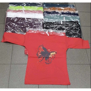 Bluzka damska z 3/4 rękawem produkt Turecki  M-XL