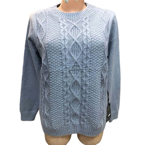 Sweter damski okrągły L-3XL