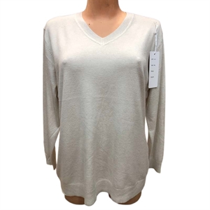 Sweter damski z dekoltem w serek M/L-XL/2XL