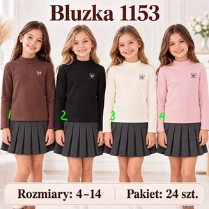Bluzka dziewczęca  4-14 lat