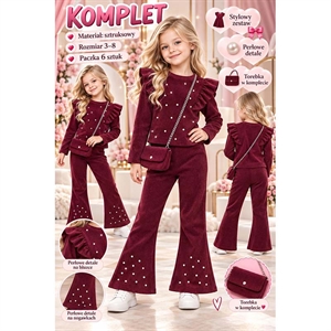 Komplet dziewczęcy  3-8 lat
