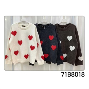 Sweter damski okrągły