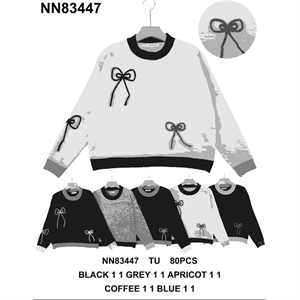 Sweter damski okrągły