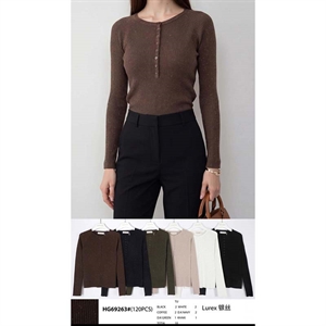 Sweter damski okrągły