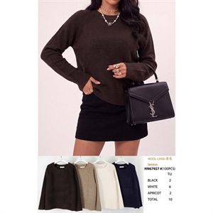 Sweter damski okrągły