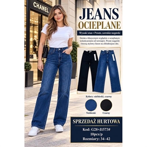 Jeansy ocieplane damskie  34-42