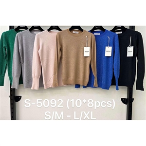 Sweter damski okrągły  S/M-L/XL