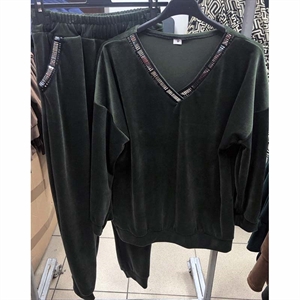 Komplet welurowy damski produkt Polski  M-2XL