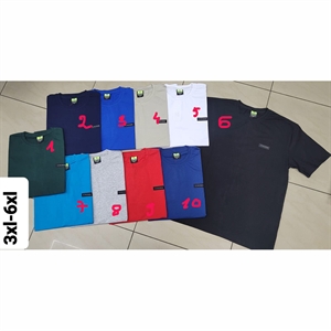 Koszulka męska z krótkim rękawem produkt Turecki  3XL-6XL