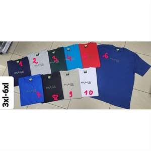 Koszulka męska z krótkim rękawem produkt Turecki  3XL-6XL