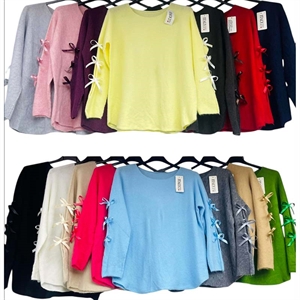 Sweter damski okrągły