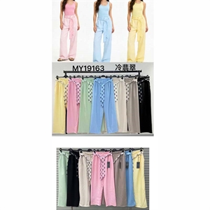 Spodnie szerokie nogawki damskie produkt Włoski