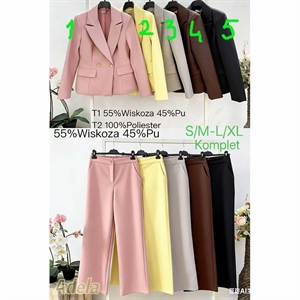 Komplet Marynarka + Spodnie produkt Włoski  S/M-L/XL