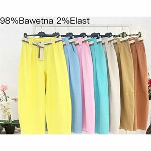 Spodnie damskie z paskiem produkt Włoski