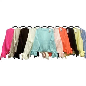 Sweter damski okrągły