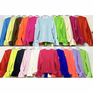 Sweter damski okrągły