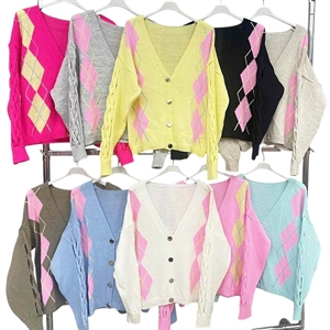 Sweter damski zapinany na guziki