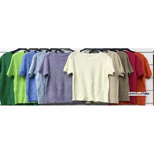 Sweter damski z krótkim rękawem