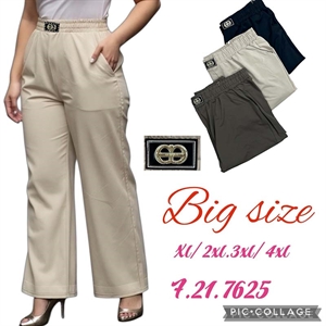Spodnie szerokie nogawki damskie Big Size  XL/2XL-3XL/4XL