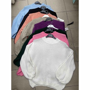 Sweter damski okrągły