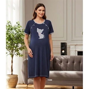 Koszula nocna damska do karmienia (S-2XL)