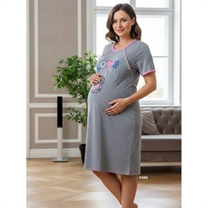 Koszula nocna damska do karmienia (S-2XL)