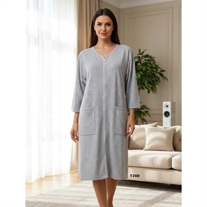 Szlafroki damskie bawełna (M-3XL)