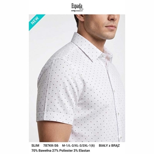 Koszula męska z krótkim rękawem M-2XL