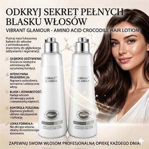 Lotion z sierści krokodyla z aminokwasami