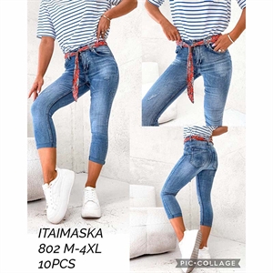 Rybaczki jeansowe damskie  M-4XL