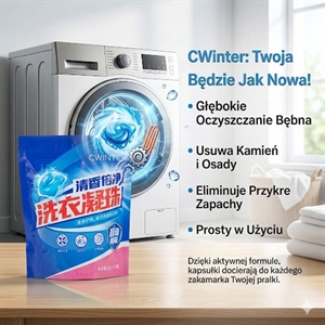 Środek czyszący i zapach do pralki