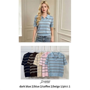 Sweter damski z krótkim rękawem
