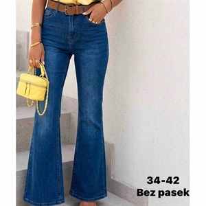 Jeansy dzwony damskie  34-42