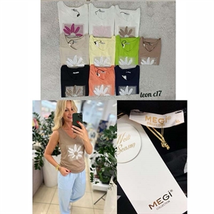 Koszulka damska bez rękawów produkt Turecki