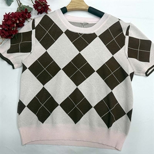 Sweter damski okrągły