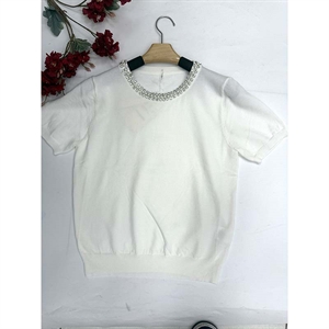 Sweter damski okrągły