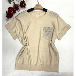 Sweter damski okrągły